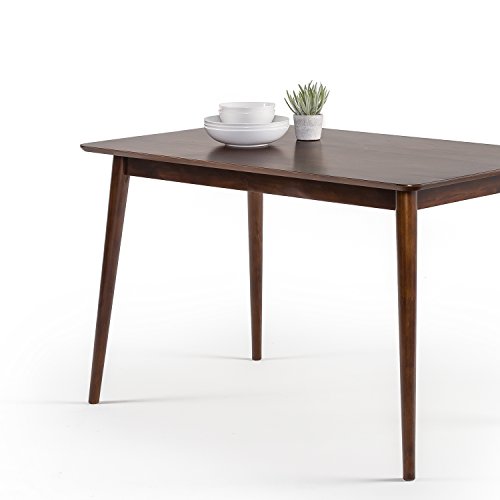 Zinus Jennifer Schreibtisch Tisch 120x75x74 cm - Metall und Holz Bürotisch - Mehrzwecktisch - Espresso Brown von Zinus