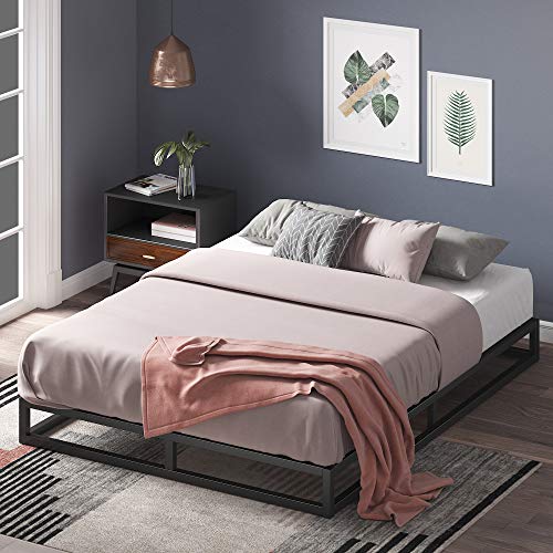 Zinus Joseph Modern Studio 18 Zoll Plattform Bed Frame, Metall Holz, Schwarz, 135 x 190 cm von Zinus