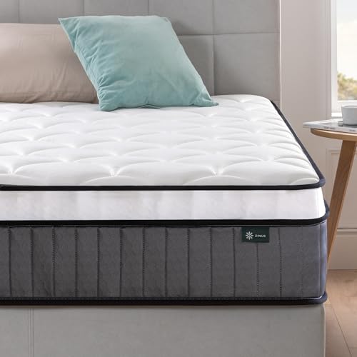 Zinus Hybrid Taschenfederkernmatratze 140 x 200 cm - Härtegrad H2-H3, Höhe 25 cm - kühl - Memory-Schaum – ÖKO-TEX Zertifiziert - Ergonomische Matratze - produziert nach deutschem Qualitätsstandard Zinus Hybrid Taschenfederkernmatratze 140 x 200 cm - Härtegrad H2-H3, Höhe 25 cm - kühl - Memory-Schaum – ÖKO-TEX Zertifiziert - Ergonomische Matratze - produziert nach deutschem Qualitätsstandard von Zinus