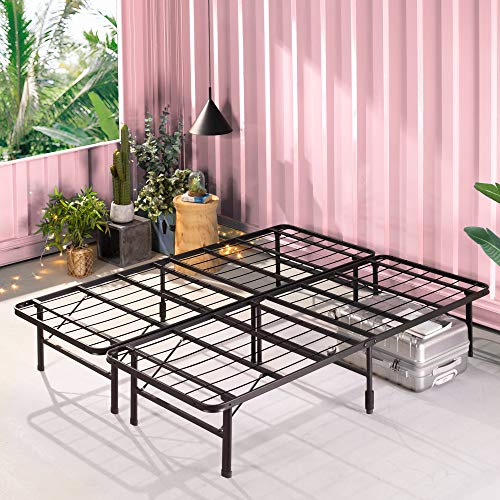 Zinus Shawn 35,5 cm SmartBase Platform Bed Frame, Metall, Schwarz, 135 x 190 cm von Zinus