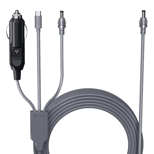 Zinweyton 3 in 1 Starlink Mini Kabel 10FT/3M, USB C/Autoladegerät/DC zu DC Power Replacemet Starlink Mini Power Kabel Wasserdicht von Zinweyton