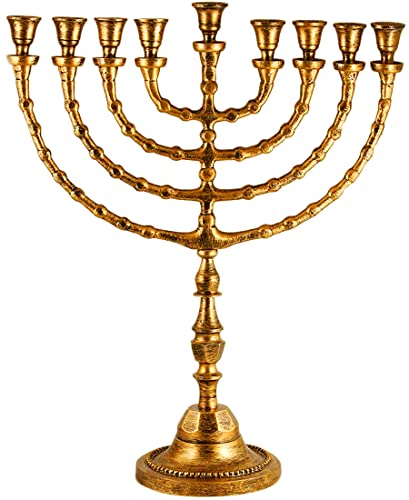 Extra große traditionelle Chanukah-Menora für Shabbat-Kerzen oder Ölbecher, antikes Aussehen, Chanukka-Minora, für Shul, Synagoge, Tempel, 53,3 cm hoch, Zion Judaica Extra große traditionelle Chanukah-Menora für Shabbat-Kerzen oder Ölbecher, antikes Aussehen, Chanukka-Minora, für Shul, Synagoge, Tempel, 53,3 cm hoch, Zion Judaica von Zion Judaica Ltd