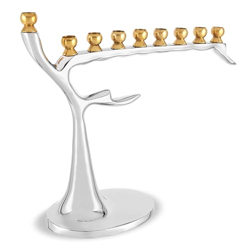 Zion Judaica Chanukah Artistic Barren Winter Tree Candle Menora Fits Chanukka Candles or Oil Cups Tree of Life Designers Chanukkia for Chanukka and Year Round Judaica Collection Zion Judaica Chanukah Artistic Barren Winter Tree Candle Menora Fits Chanukka Candles or Oil Cups Tree of Life Designers Chanukkia for Chanukka and Year Round Judaica Collection von Zion Judaica Ltd