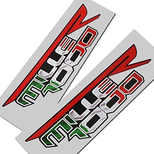 Aprilia Mille 1000 R Italienischer Stil Grafik Aufkleber x 2 von ZionDesigns