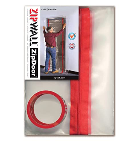 Zipwall ZDC ZipDoor Türen-Set für Staubkontrolle, weiß, ZDS von ZipWall