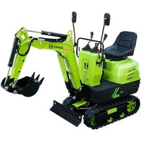 ZIPPER Minibagger Set, 6,3 kW Benzinmotor mit Elektrostarter ZIPPER Minibagger Set, 6,3 kW Benzinmotor mit Elektrostarter von Zipper