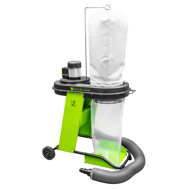 Zipper Absauganlage 'ZI-ASA550E' mit Adapter-Set 550 W von Zipper