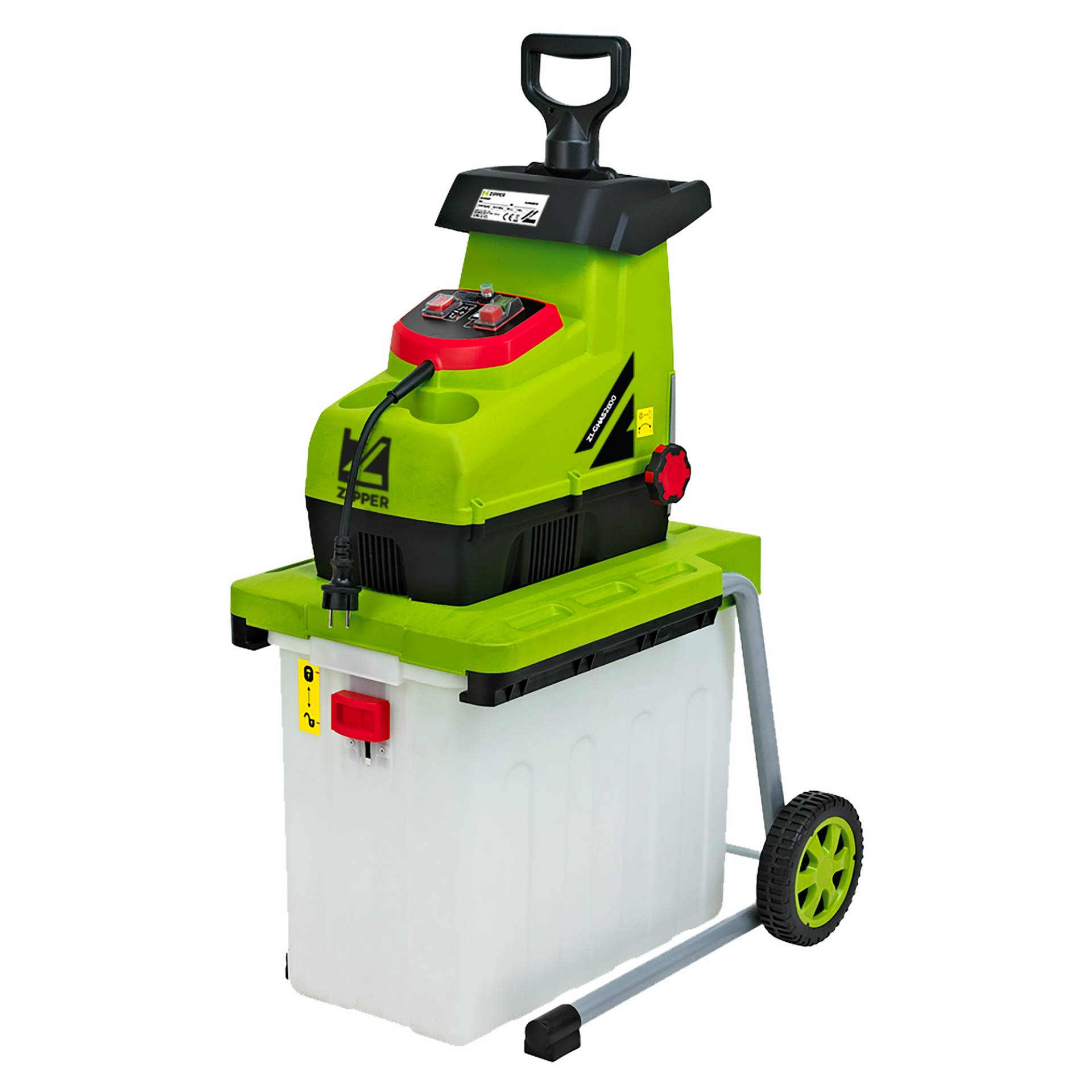 Zipper Elektro-Leisehäcksler 'ZI-GHAS2800' mit Walzenschneidwerk 2800 W Zipper Elektro-Leisehäcksler 'ZI-GHAS2800' mit Walzenschneidwerk 2800 W von Zipper