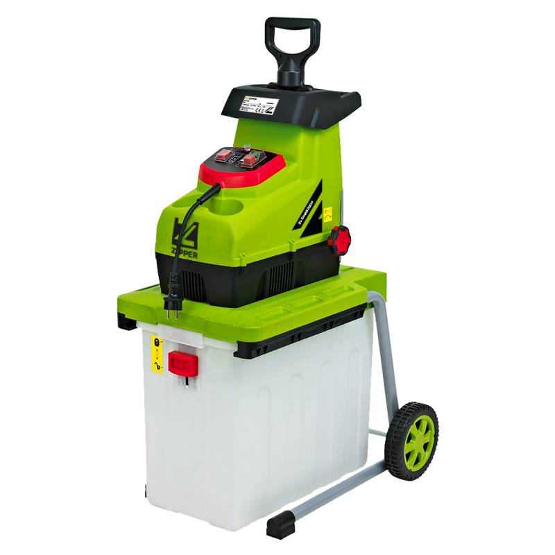 Zipper Elektro-Leisehäcksler 'ZI-GHAS2800' mit Walzenschneidwerk 2800 W von Zipper