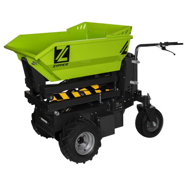 Zipper Elektro-Rad-Dumper ZI-ED600HKS mit Scherenhubfunktion von Zipper