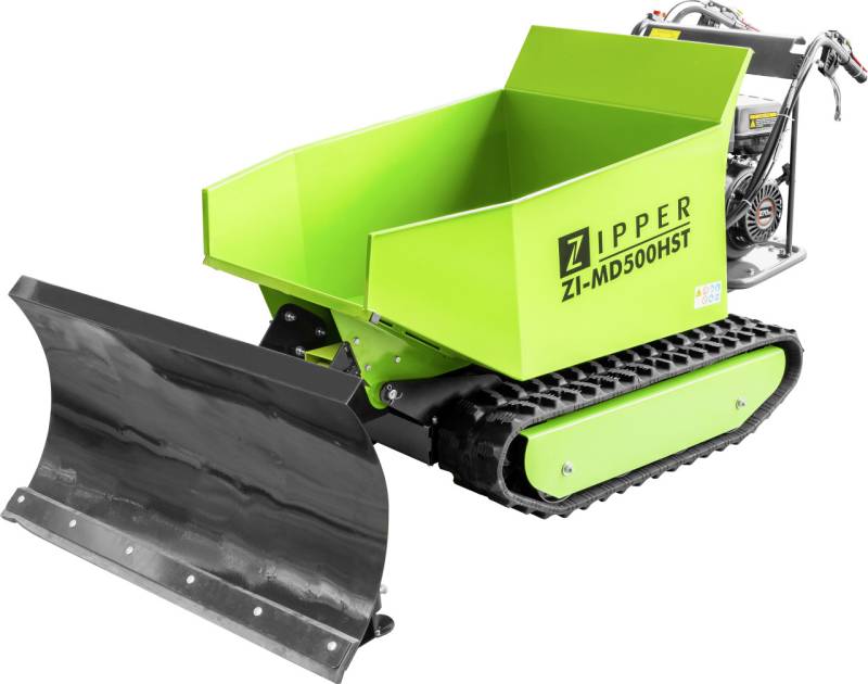 Zipper Miniraupendumper ZI-MD500HST 6,8 kW 500 kg inkl. Schneeschild von Zipper