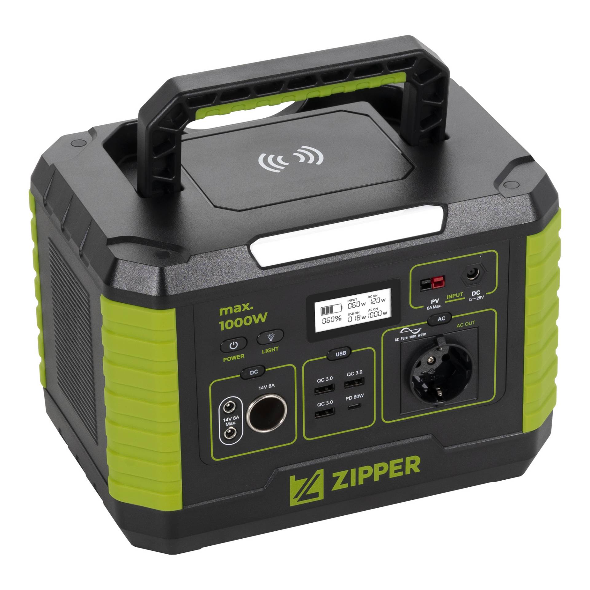 Zipper Powerstation 'ZI-PS1000' 230 V 1000 W Zipper Powerstation 'ZI-PS1000' 230 V 1000 W von Zipper