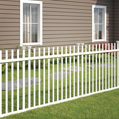 Zippity Outdoor Products Burbank ZP19057 No Dig Vinyl Zaun, Weiß von Zippity Outdoor Products