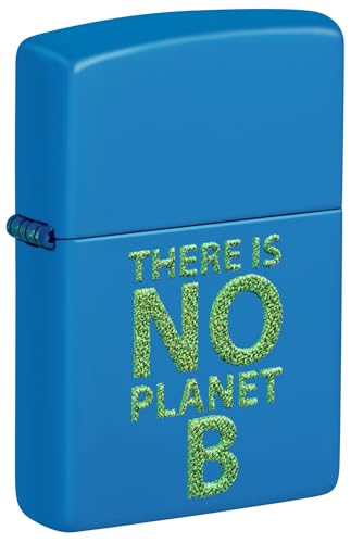 Zippo Sturmfeuerzeug - No Planet B, Sky Blue, Texture Print - Nachfüllbar - Wiederverwendbar - Windfestes Design - Geschenkbox - Made in USA Zippo Sturmfeuerzeug - No Planet B, Sky Blue, Texture Print - Nachfüllbar - Wiederverwendbar - Windfestes Design - Geschenkbox - Made in USA von Zippo