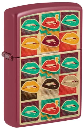 ZIPPO - 49844 Pop Art Lips Design Color Image - nachfüllbares Sturmfeuerzeug in hochwertiger Geschenkbox ZIPPO - 49844 Pop Art Lips Design Color Image - nachfüllbares Sturmfeuerzeug in hochwertiger Geschenkbox von Zippo