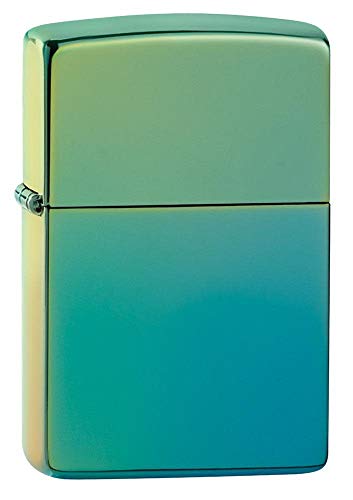 ZIPPO 49191 – Basismodell High Polish Teal – Sturmfeuerzeug, nachfüllbar, in hochwertiger Geschenkbox von Zippo