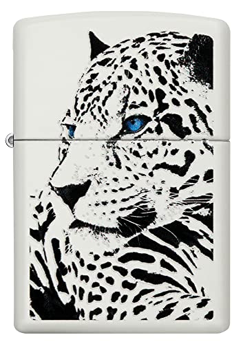 ZIPPO – Big Cat Design – Color Image – White Matte – Sturmfeuerzeug, nachfüllbar, in hochwertiger Geschenkbox ZIPPO – Big Cat Design – Color Image – White Matte – Sturmfeuerzeug, nachfüllbar, in hochwertiger Geschenkbox von Zippo