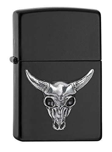 Zippo Skull Emblem, 27204, Black Matte, One Size Zippo Skull Emblem, 27204, Black Matte, One Size von Zippo