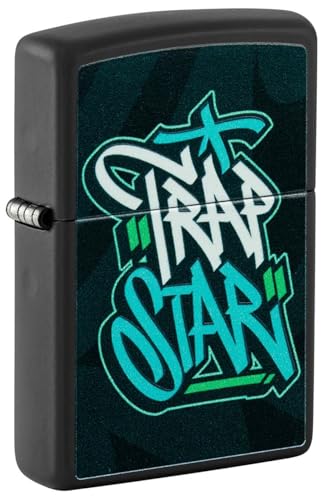 ZIPPO – Crypto Currency Design – Color Image Green Matte – Sturmfeuerzeug, nachfüllbar, in hochwertiger Geschenkbox (Trap Star) von Zippo