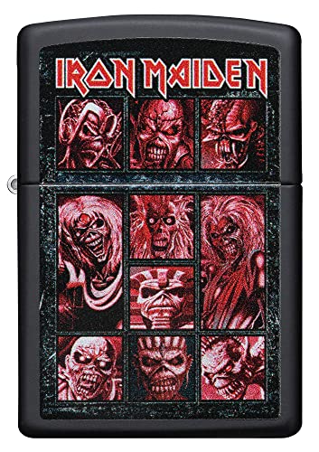 Zippo Sturmfeuerzeug - Modell Iron Maiden - Color Image mit Black Matte Finish - Nachfüllbar - Wiederverwendbar - Windfestes Design - Geschenkbox - Made in USA Zippo Sturmfeuerzeug - Modell Iron Maiden - Color Image mit Black Matte Finish - Nachfüllbar - Wiederverwendbar - Windfestes Design - Geschenkbox - Made in USA von Zippo