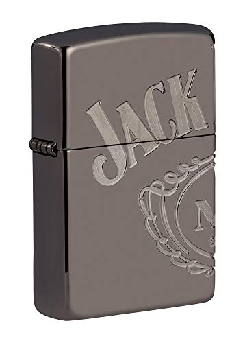 ZIPPO – Jack Daniels, Armor Black Ice – Benzin Sturm-Feuerzeug, nachfüllbar, in hochwerti-ger Geschenkbox ZIPPO – Jack Daniels, Armor Black Ice – Benzin Sturm-Feuerzeug, nachfüllbar, in hochwerti-ger Geschenkbox von Zippo