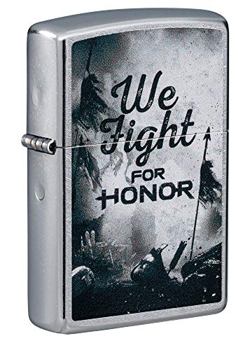 ZIPPO – Sturmfeuerzeug, for Honor ®, Color Image, Street Chrome, nachfüllbar, in hochwertiger Geschenkbox von Zippo