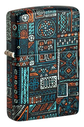 ZIPPO – Tribal Pattern African Design – 540 Color Image – Sturmfeuerzeug, nachfüllbar, in hochwertiger Geschenkbox ZIPPO – Tribal Pattern African Design – 540 Color Image – Sturmfeuerzeug, nachfüllbar, in hochwertiger Geschenkbox von Zippo