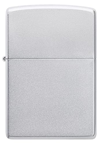 ZIPPO –– Zippo Flammenmotiv – Satin Chrome – Laser Engrave – Sturmfeuerzeug, nachfüllbar, in hochwertiger Geschenkbox, Einheitsgröße, MP404049 CN421889 von Zippo