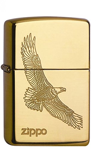 Zippo 1150001 60001332 Eagle Brass Feuerzeug, Messing von Zippo