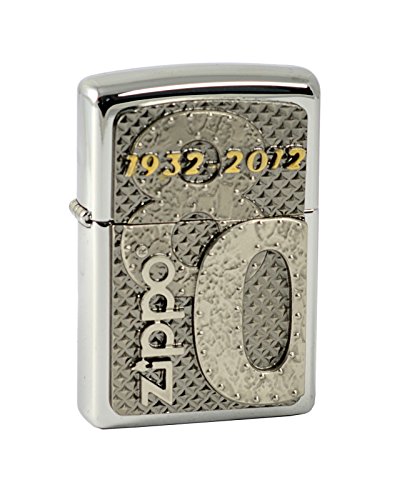 Zippo 2.003.255 Feuerzeuge Commemorative 1932 – 2012 - Chrom hoch glänzend Limited Edition von Zippo