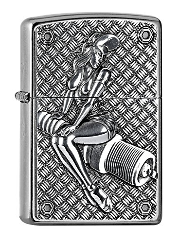 Zippo 2005727 Feuerzeug, Messing, Chrom, 5.5 x 3.5 x 1 cm Zippo 2005727 Feuerzeug, Messing, Chrom, 5.5 x 3.5 x 1 cm von Zippo