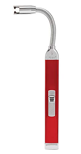 Zippo 2006830 Rechargable Candle Lighter FlexNeck-Candy Apple Red Feuerzeug, Aluminium von Zippo