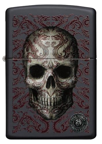 Zippo 218 Anne Stokes - Black Matte - Spring 2017 Feuerzeug, Chrom, Silber, 5.8 x 3.8 x 2 cm von Zippo