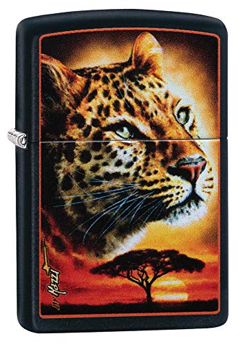 Zippo - 218 Mazzi, Black Matte - Sturmfeuerzeug, befüllbar, in hochwertiger Geschenkbox, 49068, Schwarz, One Size von Zippo