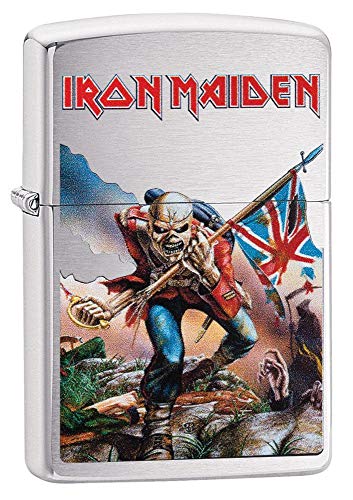 Zippo 29432 Iron Maiden-Chrome Brushed-Spring 2017 Feuerzeug, Silber, 5.8 x 3.8 x 2 cm, 5.8 x 3.8 x 2.0 cm Zippo 29432 Iron Maiden-Chrome Brushed-Spring 2017 Feuerzeug, Silber, 5.8 x 3.8 x 2 cm, 5.8 x 3.8 x 2.0 cm von Zippo
