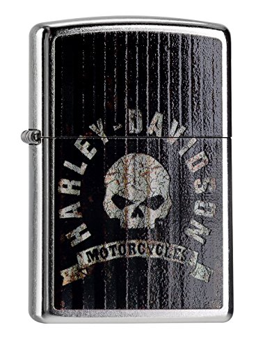 Zippo 60000088 Harley Davidson Metal Feuerzeug, Messing von Zippo