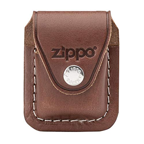 Zippo 60001218 Feuerzeug-Tasche Lighter Pouch Brown w/ Clip LPCB von Zippo