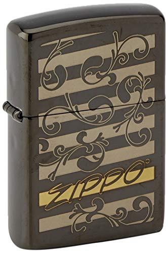 Zippo 60001857 Feuerzeuge, Messing, Black Ice, One von Zippo