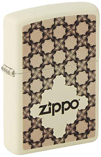Zippo Feuerzeuge, Messing, Cremefarben matt, Einheitsgröße von Zippo