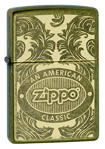 Zippo 60004034 Feuerzeug Antique Brass, Normal von Zippo