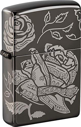 ZIPPO – Currency Design - Black Ice - 360° Laser Gravur - Sturmfeuerzeug, nachfüllbar, in hochwertiger Geschenkbox ZIPPO – Currency Design - Black Ice - 360° Laser Gravur - Sturmfeuerzeug, nachfüllbar, in hochwertiger Geschenkbox von Zippo