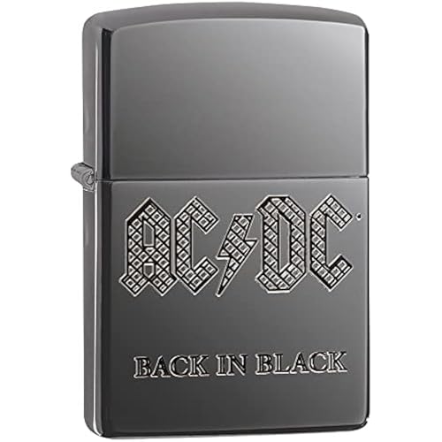 Zippo Sturmfeuerzeug - AC/DC Design mit Gravur - Armor Black Ice Finsih - Nachfüllbar - Wiederverwendbar - Windfestes Design - Geschenkbox - Made in USA Zippo Sturmfeuerzeug - AC/DC Design mit Gravur - Armor Black Ice Finsih - Nachfüllbar - Wiederverwendbar - Windfestes Design - Geschenkbox - Made in USA von Zippo