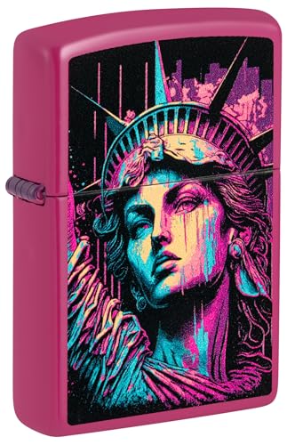 Zippo Sturmfeuerzeug - American Lady - Pink Frequency Finish, Color Image - Nachfüllbar - Wiederverwendbar - Windfestes Design - Geschenkbox - Made in USA Zippo Sturmfeuerzeug - American Lady - Pink Frequency Finish, Color Image - Nachfüllbar - Wiederverwendbar - Windfestes Design - Geschenkbox - Made in USA von Zippo