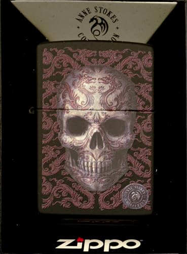 Zippo 218 Anne Stokes - Black Matte - Spring 2017 Feuerzeug, Chrom, Silber, 5.8 x 3.8 x 2 cm von Zippo