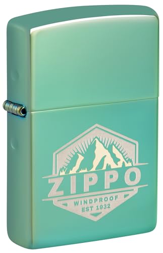 Zippo Badge Design High Polish Green Pocket Lighter Zippo Badge Design High Polish Green Pocket Lighter von Zippo