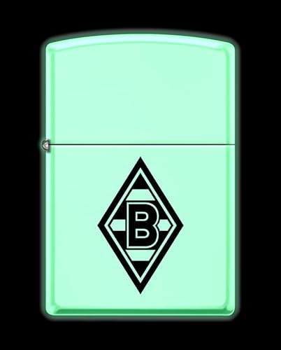 Zippo Borussia Mönchengladbach Glow in The Dark Feuerzeug Sturmfeuerzeug Lighter von Zippo