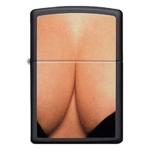 Zippo Close Up Design, 60004566, Black Matte, Color Image von Zippo