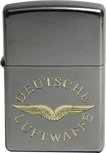 Zippo Deutsche Luftwaffe Militaria Sturmfeuerzeug, Silber, S von Zippo