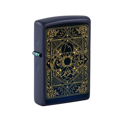 Zippo Elements Design Navy Matte Pocket Lighter Zippo Elements Design Navy Matte Pocket Lighter von Zippo