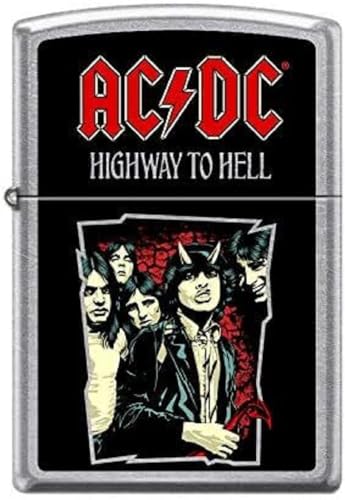 Zippo AC/DC Feuerzeug, Messing, Design, 5,83,81,2 von Zippo